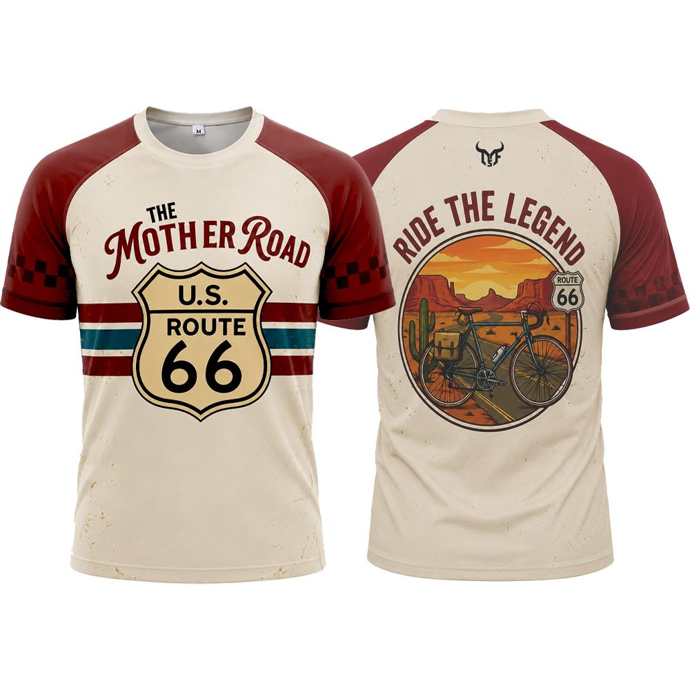 Koszulka Route 66 Vintage Road – Outdoor Sports Adventure recenzja i cena