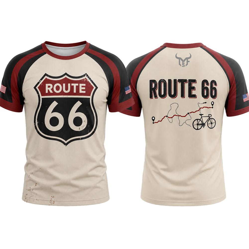 Koszulka Route 66 Vintage Road – Outdoor Sports Adventure recenzja i cena